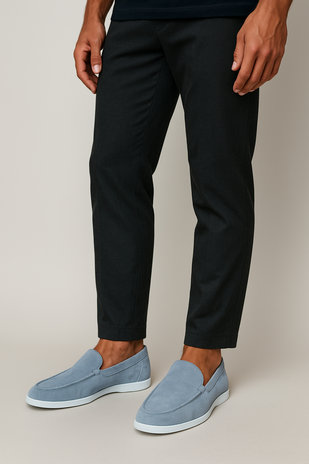 Luxury suede loafers