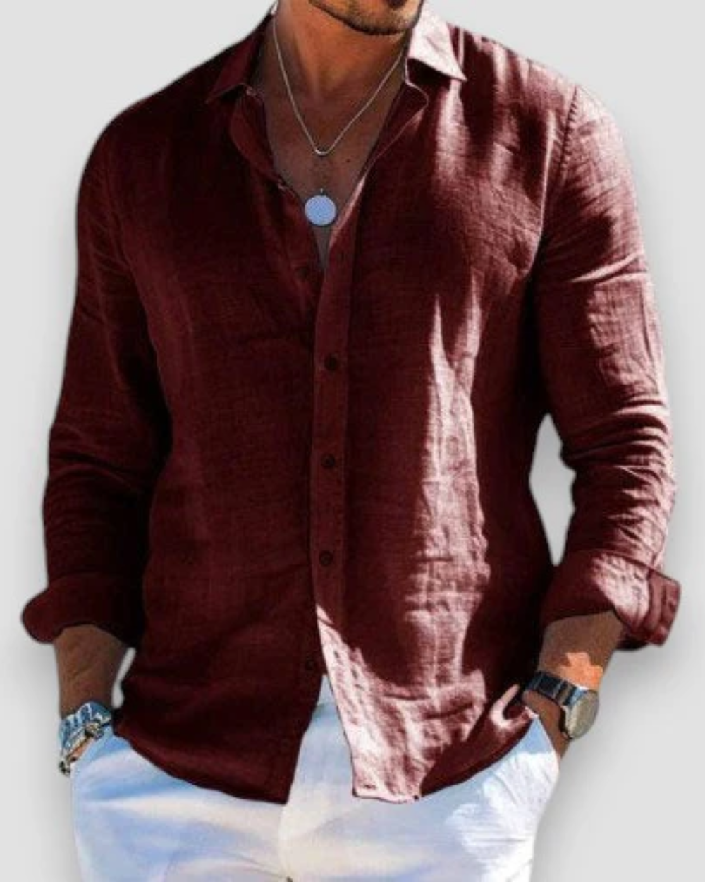 mike™ | Casual Men’s Shirt with Relaxed Fit