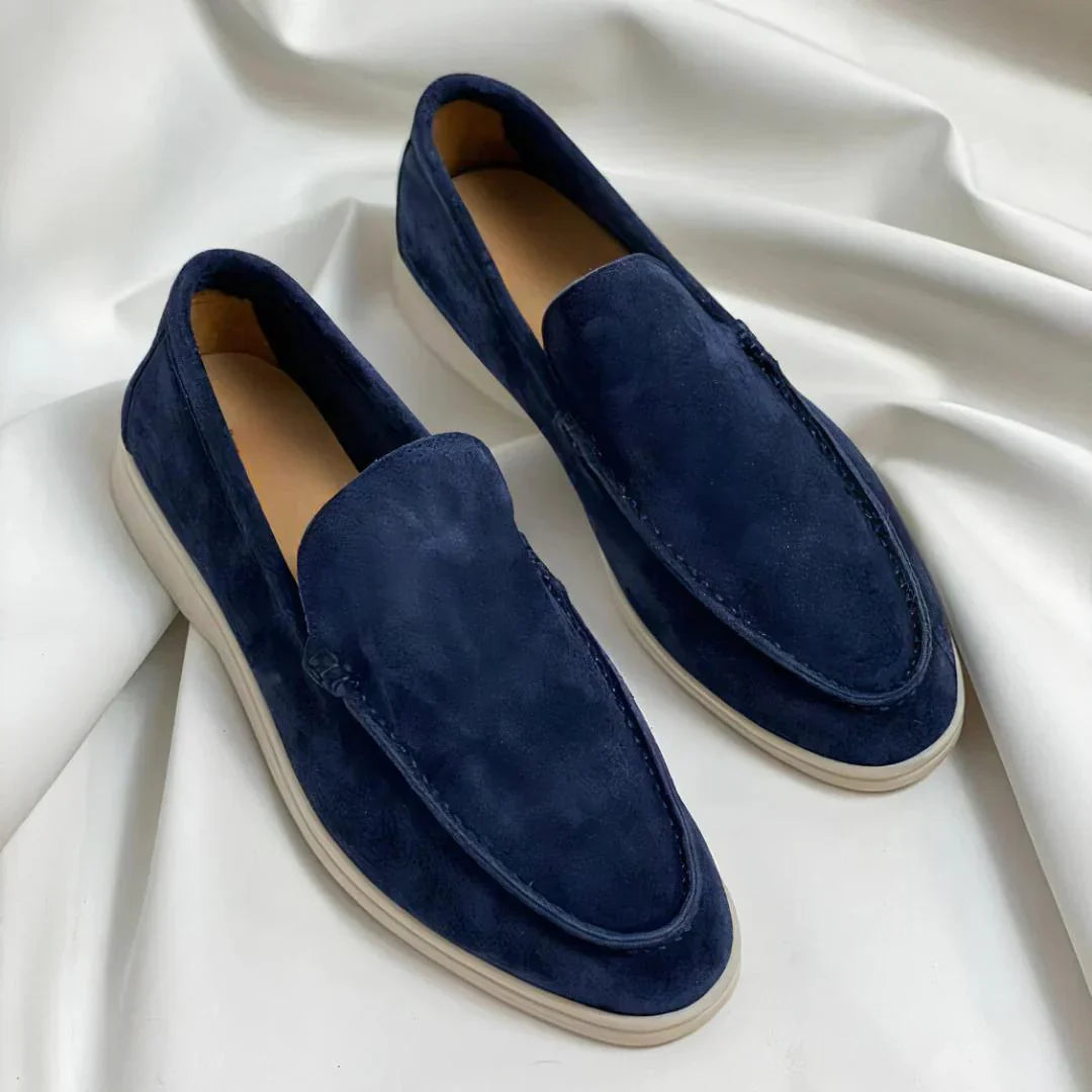 Luxury suede loafers