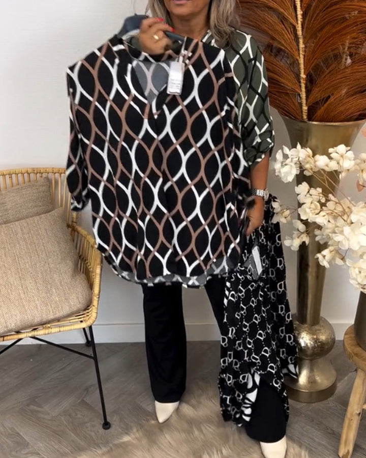 Aria | Abstract Print Blouse