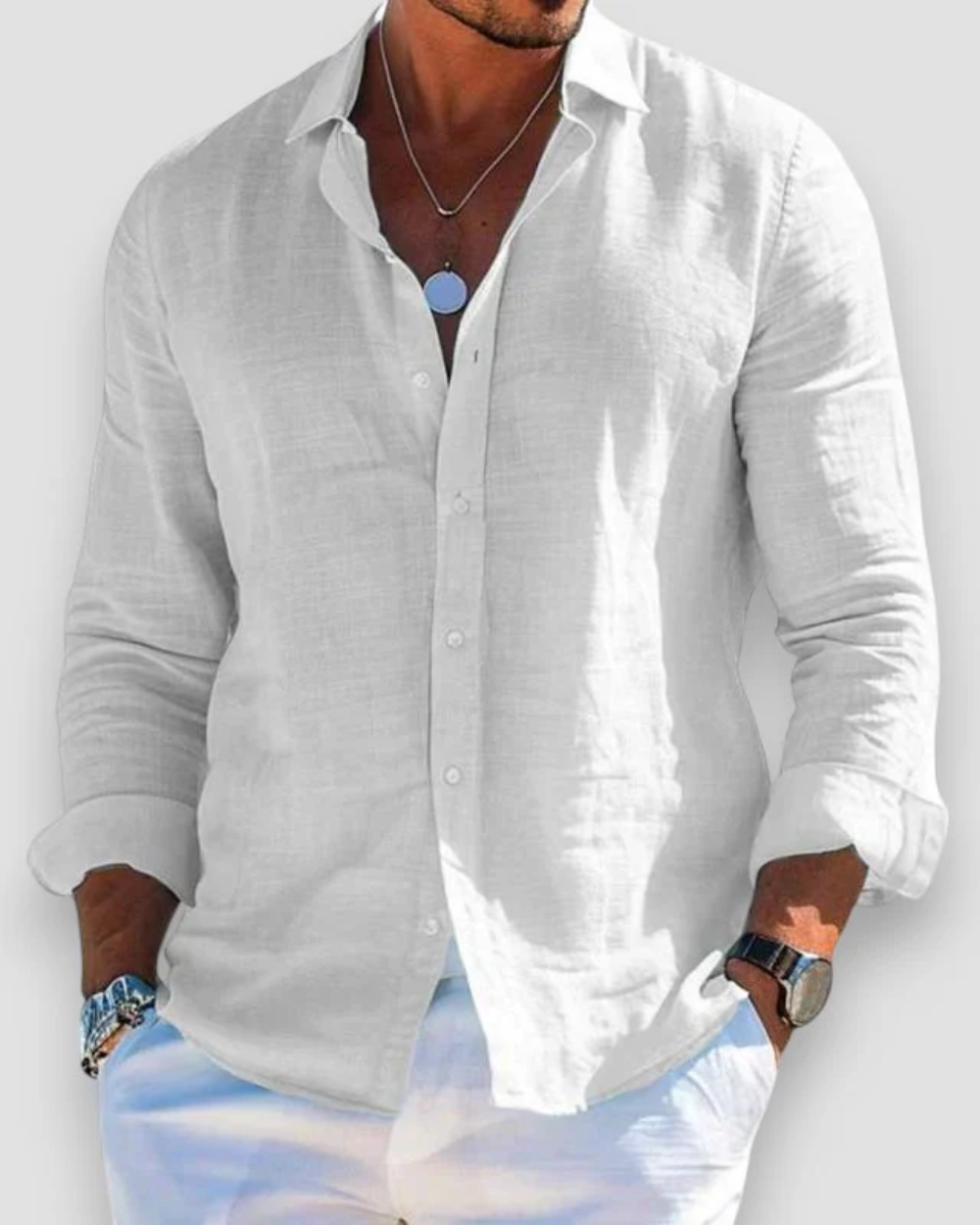 mike™ | Casual Men’s Shirt with Relaxed Fit