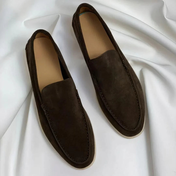 Luxury suede loafers