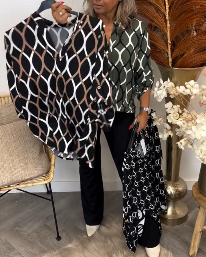 Aria | Abstract Print Blouse