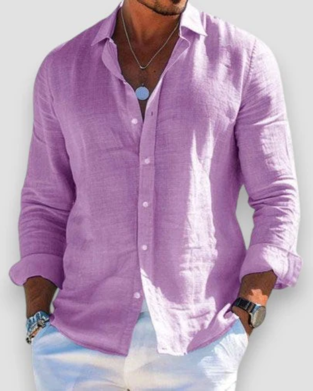 mike™ | Casual Men’s Shirt with Relaxed Fit