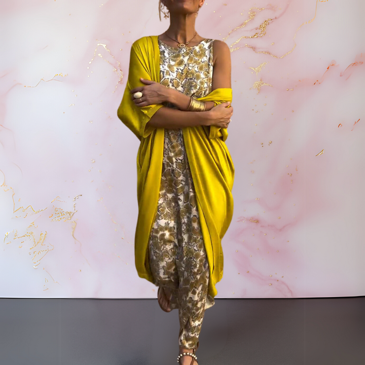 Celeste™ | Graceful Dress with Coordinated Vest