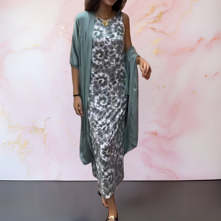Celeste™ | Graceful Dress with Coordinated Vest