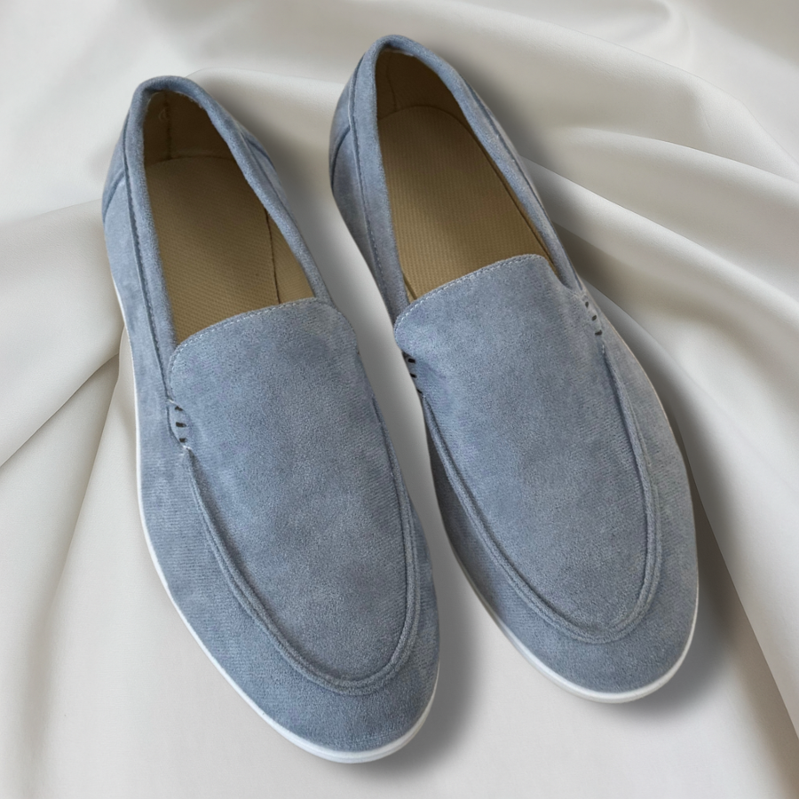 Luxury suede loafers
