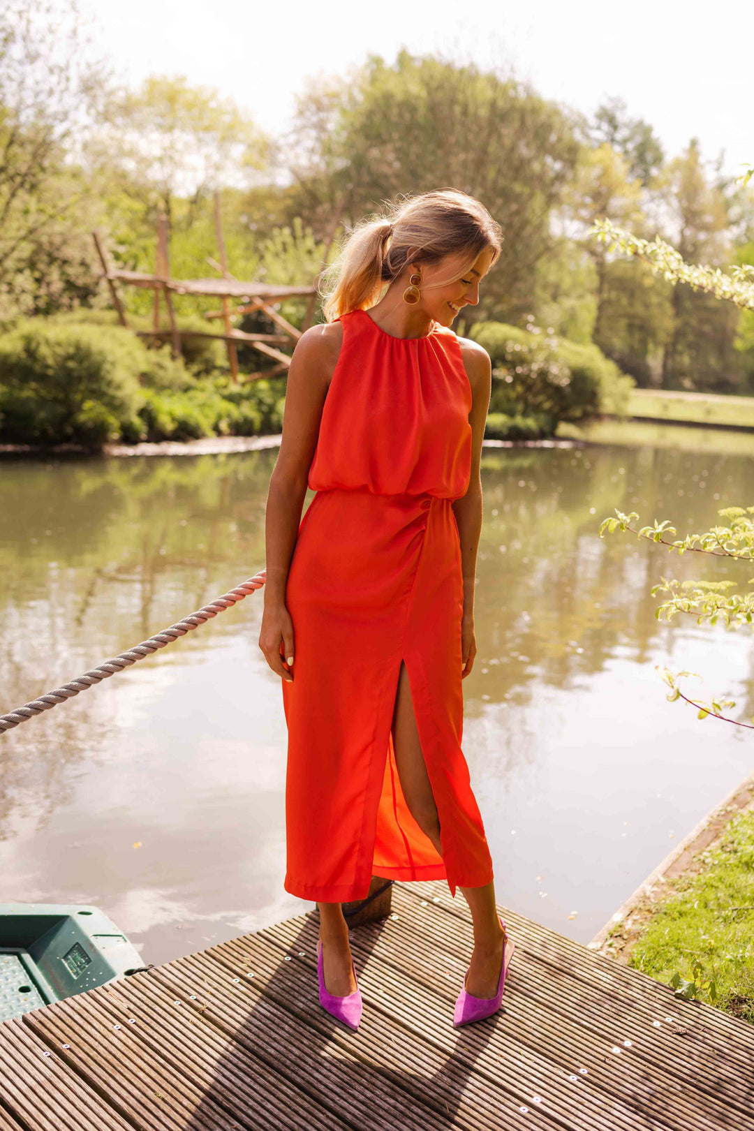 zoey's — Sunny Days Midi Dress