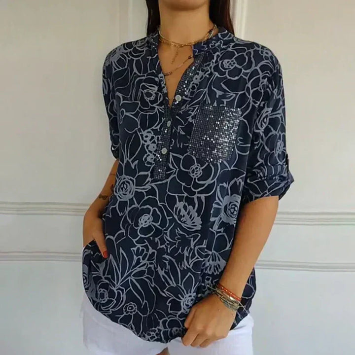 Albina | Light & Floral Blouse