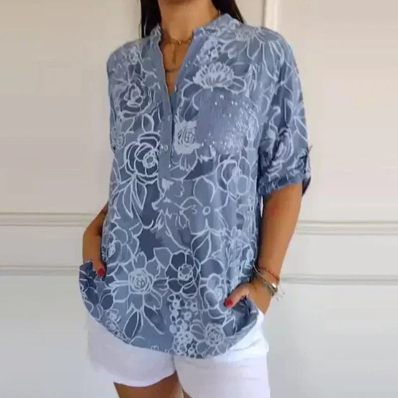 Albina | Light & Floral Blouse