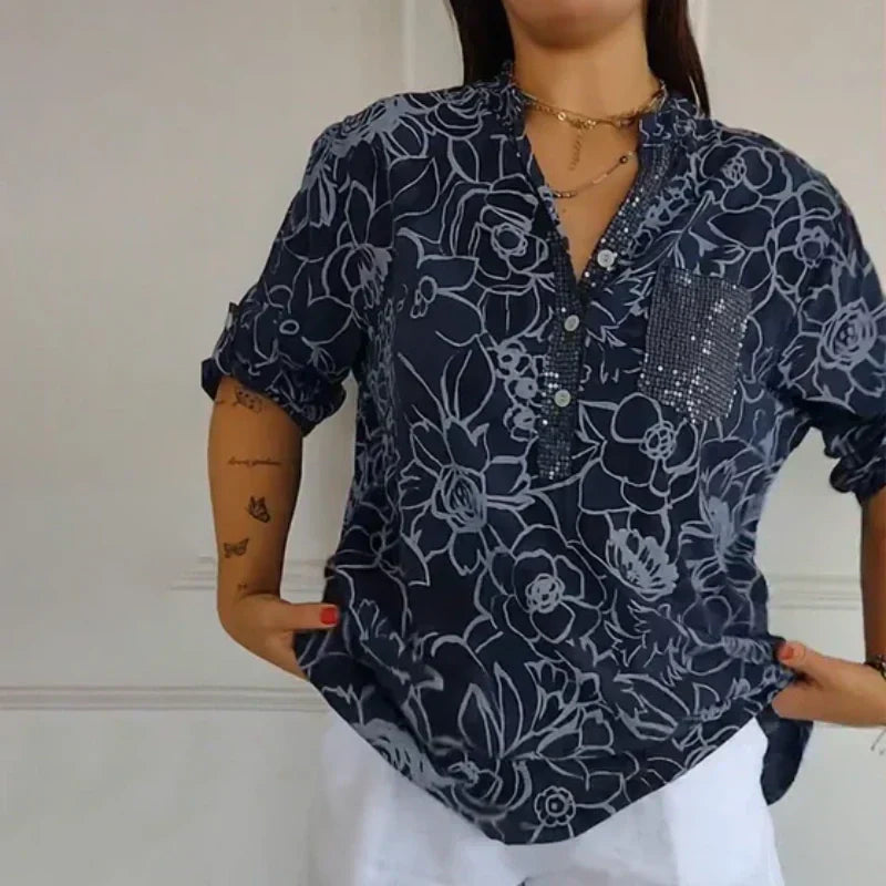 Albina | Light & Floral Blouse
